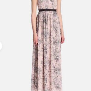 BCBG Soft Petal Amber Strapless Dress (Size 4)